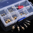 Repair Tool Kit Air Conditioning Valve Core R134A Universal Box R12 Car 35pcs - 3