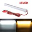 Yellow White 15LED 12V Hard LED Strip Light White SMD 5630 Tube - 1