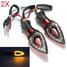 Red Universal Motorcycle LEDs Turn 4 X Light Indicator Lamp - 1