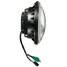 LED Motorcycle Round Angle Eyes 7 Inch Headlights Halo - 4