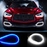 LED Daytime Running Lights Soft Tears Strips Guide Lights 45cm Car White 2 X Flexible - 1