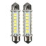 Bulb 2Pcs Festoon 44mm Light License Plate White LED Interior Dome 24SMD - 3