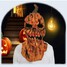 Head Party Mask for Halloween Latex Pumpkin Skull Face Blue - 3