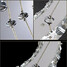 Pendant Lights Led Lighting Crystal Modern Rings Single 100 Ceiling Light - 4