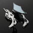 Rear View Side Mirrors Style Motorcycle Diamond Chopper - 7