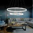 Study Room Double Ring Design Dining Room Led Acrylic Modern Fit - 1