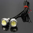 3W LED Eagle Eye Daytime Running Tail Light 2PCS Car Backup Lamp - 7