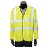 Reflective Stripes Jacket Waistcoat Safety Mens Long Sleeve Vest - 1