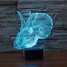 Colorful 3d Novelty Lighting Led Night Light Decoration Atmosphere Lamp 100 Touch Dimming Christmas Light - 1
