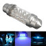 Festoon Bulb 8 LED Blue Courtesy Light Universal Car 12V Interior 42mm - 1