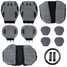Car Universal PU Leather 13PCS Tirol Seat Cover Cushion - 2