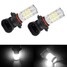 High Power 2Pcs Fog Headlights 650LM 4.8W 2835 SMD HB5 White Car Light Source DRL - 1