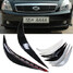 Universal Car Auto Guard Front 2pcs Black Protector Vehicle Bumper Corner Lip - 3