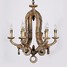 Mini Style Game Room Living Room Office Study Room Chandeliers Vintage Painting Metal - 2