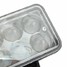 Side 12V 18W Lens Lamp Six LED Headlights Lights Motorcycle Super Bright 7000K Spotlight - 5