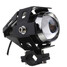 Light With 2Pcs Spot Hi Lo Black Motorcycle LED Headlight Driving Fog U5 Kill Switch - 3