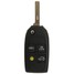 Keyless Case Volvo Remote Car Key Cover Fob Flip Key Shell 4 Button - 3