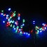 100-led Rgb Solar Powered Christmas Light Outdoor String Lamp - 8