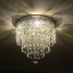 Ceiling Chrome Light Living Room Home Crystal Decor - 3