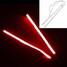 2Pcs Strip Light Flashing Strobe LED Auto Car Scanner Neon 30cm knight rider - 6