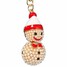 Ring Christmas Car Keychain Gift Ornaments Metal Pendant - 2