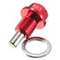 Anodized Drain Plug Magnet M12x1.25 Oil Red Magnetic Engine - 1