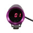 Universal Digital Red LED 37mm Oil Micro Sensor Temp Temperature Gauge - 4