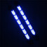 Auto DRL Driving Daytime Running Lamp COB LED Lights Car Soft Silicone - 8