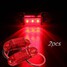 Amber Kit Turn Brake Square Tail Stop LED Light Side Marker Lamp Truck Trailer - 9