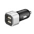 24W S7 Galaxy 6 Plus 5V 2.4A Fast Car Charger Metal Dual USB iPhone Compatible 6s More Devices - 2