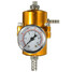 Pressure Gauge Adjustable PSI Fuel Pressure Regulator Gold - 1