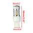 T20 7443 White DRL 8W Reverse Brake Fog Lamp LED Bulb Fire - 4