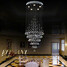 Ceiling Pendant Light Chandeliers Fixture H3 100 Crystal Hanging Lamps - 6
