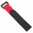 5pcs 2cm Cable Cord Ties Tidy Straps Red x 20cm Multicolor Reusable Nylon Hook Loop - 3