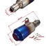 Stainless Steel Gp Motorcycle Street Bike 51mm Silver Exhaust Muffler Pipe Grilled Blue Mesh - 2