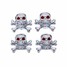 Style Skull Accessories Cup Car Wheel Tire Valve 4pcs Decoration - 6