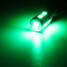 10pcs T10 0.17A 2.3W 20Lm Green 5730 LED Side Marker Indicator Light - 7