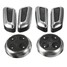 Q5 Seat Tiguan Adjustment Chromed A5 A6 Trims Q3 Switch Cover Audi A3 A4 VW - 2