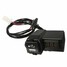 Waterproof Power Charger Socket 12V Voltage Voltmeter USB Motorcycle ATV Scooter 3.1A - 9