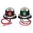 Marine Boat Bow Navigation Light 12V Lights Stainless Steel Red Green LED Yacht - 2