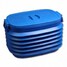 Car Retractable Blue Car Storage Box Outdoor Telescopic Bucket Glove Folding Barrel - 1