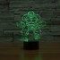 Amazing Color-changing 3d Illusion 100 Table Lamp Shape Led - 1