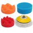 Car Polisher Kit Set Buffing Polishing Pad 18PCS Flat Sponge - 8