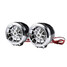 Horn Three Plating inches Motorcycle MP3 Half Speaker with Blue Black Red - 2