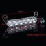 Plate Rear Signal Flashing Warning 6 LED Light For Motorcycle Car Brake - 2