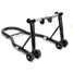 Steel Motorcycle Rear Wheel Front Heavy Duty Fork Stand Paddock Under Lift - 4