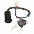 Motor Bike Motorcycle Ignition Switch 4 Wires with 2 Keys Universal - 1