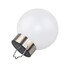 1-led Decor Plastic Ball Light Hanging White - 2