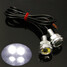 3W LED Eagle Eye Daytime Running Tail Light 2PCS Car Backup Lamp - 4
