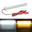 Yellow Bar 12V 15LED LED Strip Light Cool White Warm Hard Tube 20CM SMD 5630 - 1